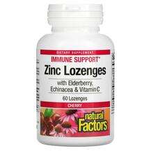 Natural Factors, Zinc Lonzenges With Elderberry Echinacea &...