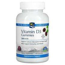 Nordic Naturals, Vitamin D3 1000 IU, Вітамін D3, 120 таблеток
