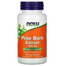 Now, Pine Bark Extract 240 mg, 90 Veg Capsules