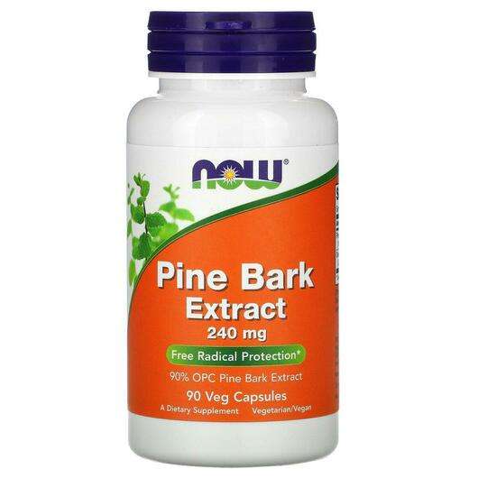 Pine Bark Extract 240 mg, Пікногенол 240 мг, 90 капсул