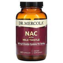 Dr. Mercola, NAC with Milk Thistle 250 mg, NAC N-Ацетил-L-Цист...