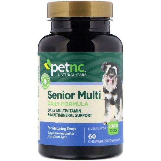 Senior Multi Daily Formula Senior Dog Liver Flavor, Для домашніх тварин, 60 Chewables