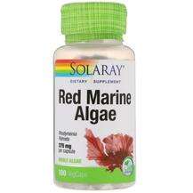 Solaray, Красные морские водоросли, Red Marine Algae, 100 капсул