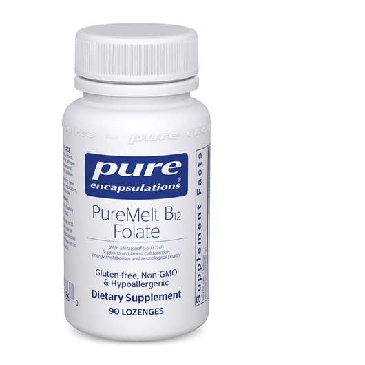 Основне фото товара Pure Encapsulations, PureMelt B12 Folate, L-5-метилтетрагідроф...