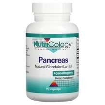 Nutricology, Pancreas Natural Glandular Lamb, 90 Vegicaps
