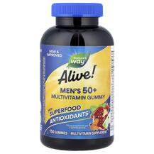 Мультивітаміни Alive! Men's 50+ Gummy Multivitamin