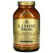 Фото товару Solgar, L-Lysine 500 mg, L-Лізин 500 мг, 250 капсул