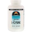 Фото товару Source Naturals, L-Lysine 500 mg, L-Лізин 500 мг, 250 таблеток