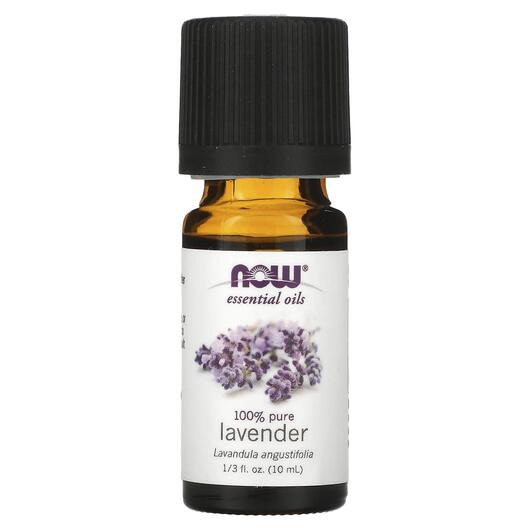 Основне фото товара NOW Foods, Pure Essential Oil Lavender, Ефірна олія, 10 мл