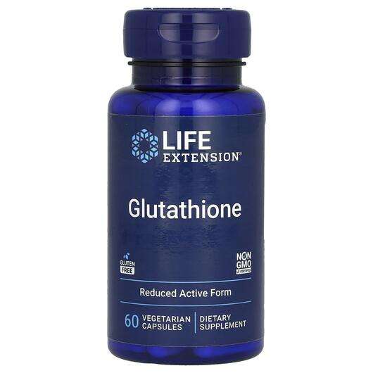 Основное фото товара Life Extension, L-Глутатион, Glutathione, 60 капсул
