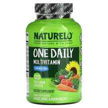 Naturelo, One Daily Multivitamin for Men 50+, Мультивітаміни д...