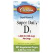 Фото товару Carlson, Super Daily D3, Вітамін D3, 10.3 мл