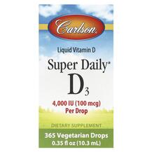 Вітамін D3 Super Daily D3 Carlson 10.3 мл