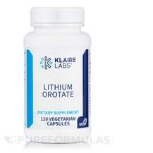 Klaire Labs SFI, Lithium Orotate, 120 Capsules