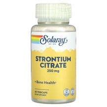 Solaray, Strontium Citrate 250 mg, 60 Vegcaps