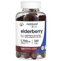 Nutricost, Kids Elderberry Ages 4+ 1750 mg, Чорна Бузина, 120 ...