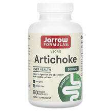 Jarrow Formulas, Artichoke 500 mg, 180 Capsules