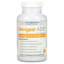 Devigest ADS Advanced Digestive Support 400 mg, Ферменти, 180 ...