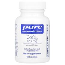 CoQ10 120 mg Коэнзим CoQ10 Pure Encapsulations