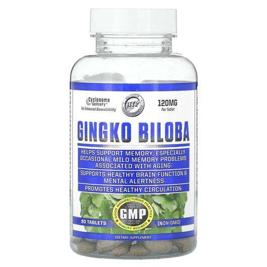 Основне фото товара Hi Tech Pharmaceuticals, Ginkgo Biloba 120 mg, Гінкго Білоба, ...