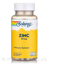 Solaray, Zinc 50 mg, 100 VegCaps