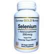 Фото товару California Gold Nutrition, Selenium 200 mcg, Селен 200 мкг Без...