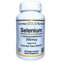 California Gold Nutrition, Селен 200 мкг Бездрожжевой, Seleniu...
