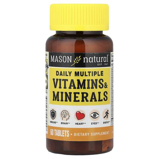Основное фото товара Мультивитамины, Daily Multiple Vitamins & Minerals, 60 таблет
