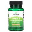 Фото товару Swanson, DHEА & Pregnenolone, Дегідроепіандростерон, 60 капсу