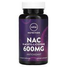 MRM Nutrition, Nac N-Acetyl-L-Cysteine 600 mg, NAC N-Ацетил-L-...