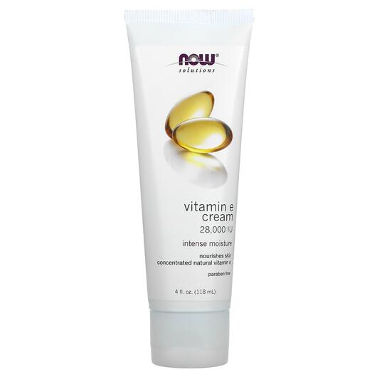 Основное фото товара NOW Foods, Крем, Solutions Vitamin E Cream 28000 IU, 118 мл