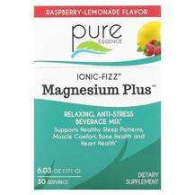 Pure Essence, Ionic-Fizz Magnesium Raspberry, Магній, 5.7 г