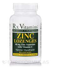 Rx Vitamins, Цинк Аспартат, Zinc Lozenges with Vitamin C, 90 т...