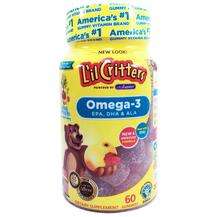 L'il Critters, Омега-3, Omega-3 Raspberry-Lemondade Flavors, 6...