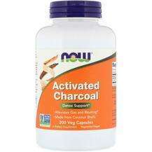 Now, Activated Charcoal, 200 Veg Capsules