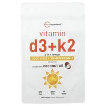 Vitamin D3 + K2 Витамины D3 + K2 Micro Ingredients