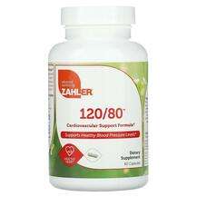 Zahler, 120/80 Cardiovascular Support Formula, 60 Capsules