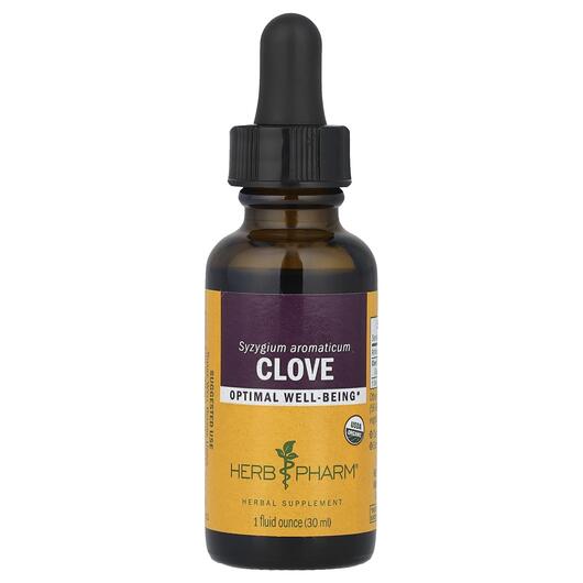 Основне фото товара Herb Pharm, Clove Flower Bud, Гвоздика, 30 мл