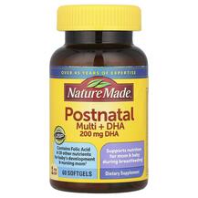 Postnatal Multi + DHA ДГК Nature Made 60 капсул