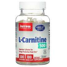 Jarrow Formulas, L-Карнитин 500 мг, L-Carnitine 500 Liquid, 10...