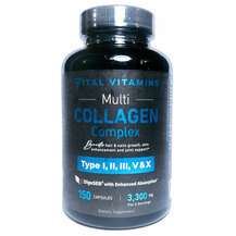 Vital Vitamins, Multi Collagen Complex, Колаген, 150 капсул