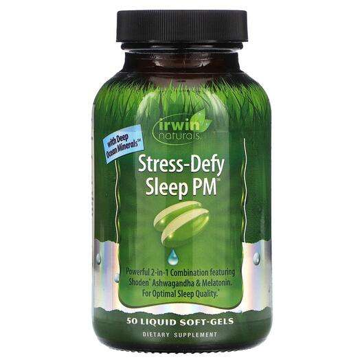 Основное фото товара Irwin Naturals, Поддержка стресса, Stress-Defy Sleep PM, 50 ка...