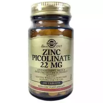 Add to cart Zinc Picolinate 22 mg 100 Tablets