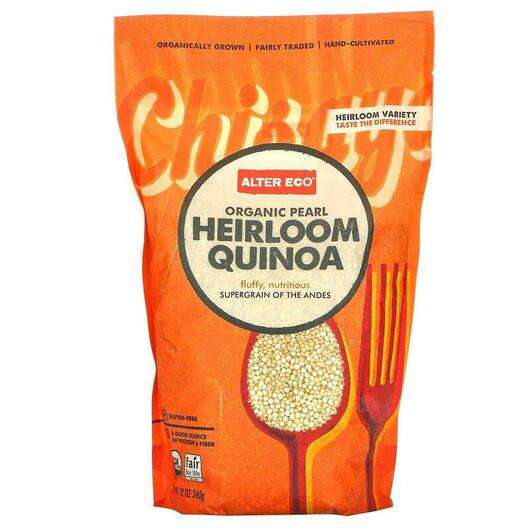 Organic Pearl Heirloom Quinoa, Киноа, 340 г