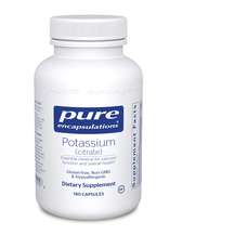 Pure Encapsulations, Калий, Potassium Citrate, 180 капсул