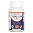 Фото товару Folic Acid 5 mg, Вітамін B9 Фолієва кислота, 120 таблеток