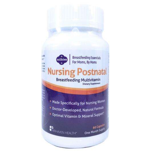 Nursing Postnatal, Вітаміни для грудного вигодовування, 60 капсул