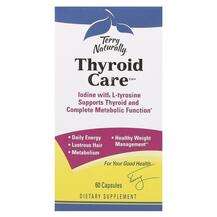 Terry Naturally, Thyroid Care, Підтримка щитовидної, 60 капсул
