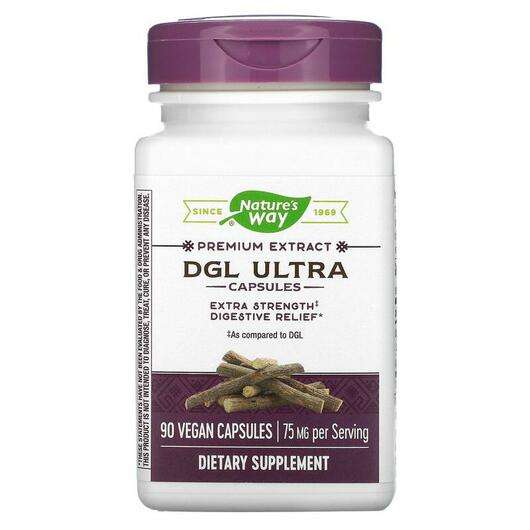 DGL Ultra 75 mg 90 Vegan, DGL Солодка 75 мг Ultra, 90 капсул