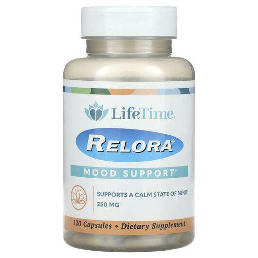Основне фото товара LifeTime, Relora Mood Support 250 mg, Релора, 120 капсул